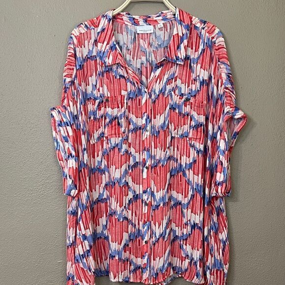 Westbound Button Down Top Size 3X - Picture 2 of 4